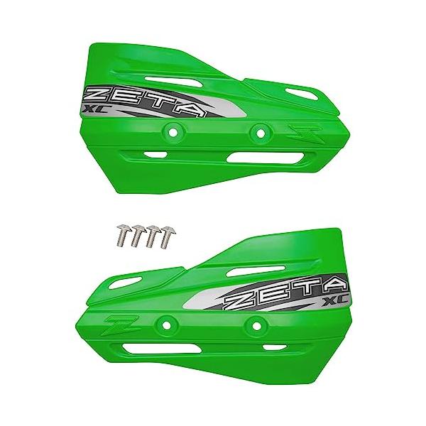 [ジータレーシング] XCプロテクター グリーン アーマーハンドガードシリーズに装着可能 泥 飛び石 枝 プロテクション 保護 モトクロス MX エン