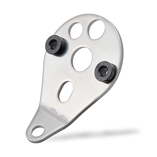 デイトナ(Daytona) バイク用 メーターステー 取付幅45mm 10mmボルト用(付属なし) ステンレス製 防振ラバー φ60/85メーター用/