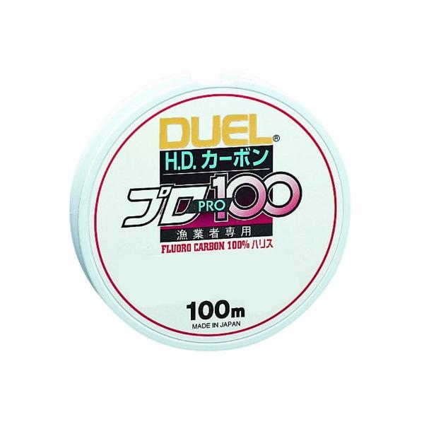 DUEL(デュエル) フロロライン 4号 HDカーボンプロ100S 4号 クリアー H1119