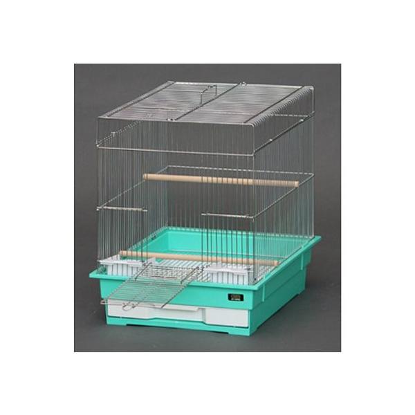 【商品概要】【商品説明】説明手乗りインコなどにぴったり構造なバードケージ！■サイズ(mm)：幅370×奥行415×高さ440■重量：3.0kg■組立式■材質：スチール・プラスチック■カラー：グリーン/ブルー【商品詳細】ブランド：GB(ジービ...