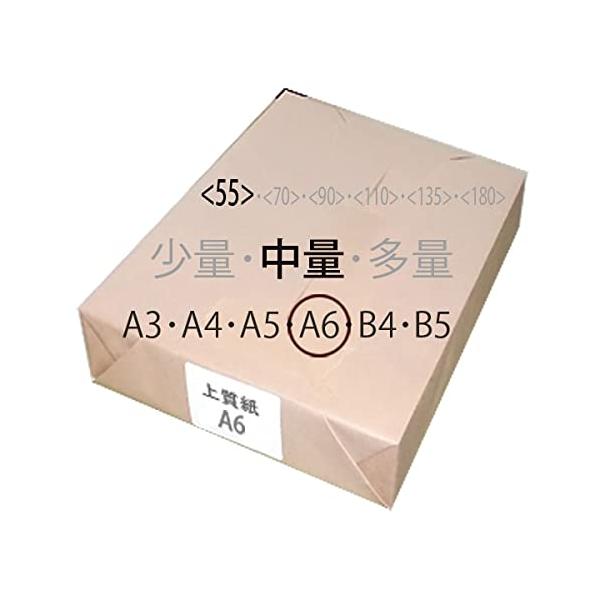 【商品概要】コピー機・プリンターで使えるコピー用紙より薄い機械に通り難い方向があります。55A6【商品説明】説明紙厚；約0.085mm。コピー用紙より少し薄い紙です。プリンターに通りやすい方向と通りにくい方向があります。白色度80%強の無塩...
