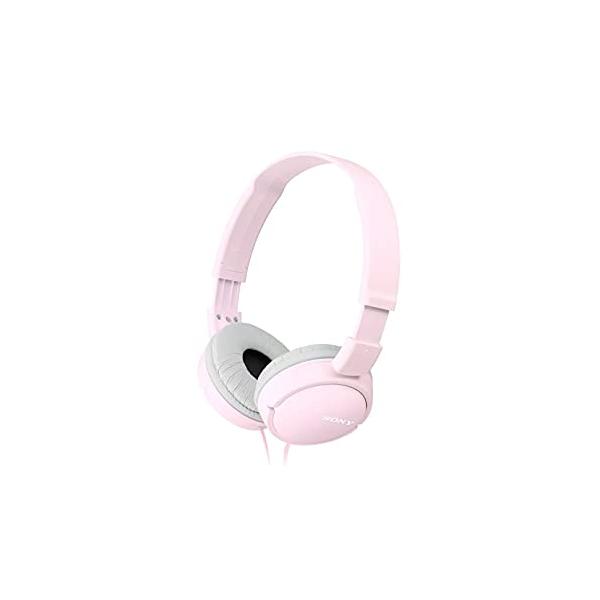 ヘッドホン y. ソニー ヘッドホン MDR-ZX110 : 密閉型 折りたたみ式 ピンク P