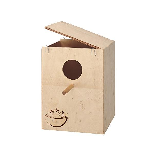 【商品概要】本体サイズ (幅X奥行X高さ) :24.0×26.0×33.0cm本体重量:1800.0g原産国:ウクライナ【商品説明】説明商品紹介イタリアferplast社製小鳥の巣箱。簡単にお掃除ができるよう上が開く設計になっております。*...