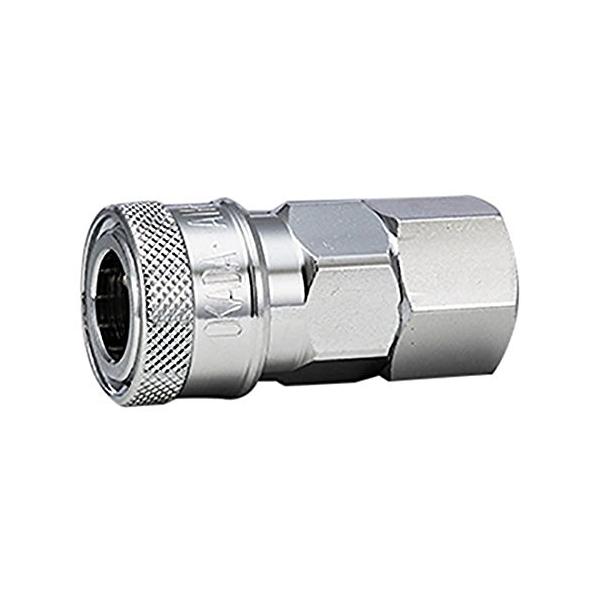 フローバル エアーカップラー ソケット メネジ型 SF(鉄) K22-SF 1/4