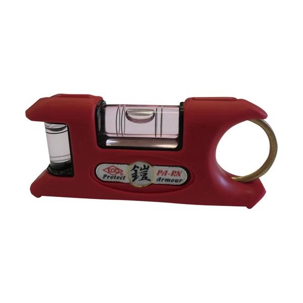 【商品概要】長さ(mm):100x高さ(mm):42厚み(mm):18マグネット:1ヵ所色:赤精度:±1.5mm/m=±0.0859°以内感度:0.5mm/m=0.0286°落下防止コード取付可本体:アルミ気泡管:アクリル樹脂(PMMA)【...