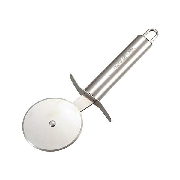 【商品概要】セット内容:ピザカッター×1サイズ:全体：幅約7.5cm×全長約20.5cm/カッター：直径約6.5cm仕様:重量：約70g材質:ステンレス鋼【商品説明】製品サイズ:(約)幅75×全長205mm製品重量:(約)70g材質:本体/...