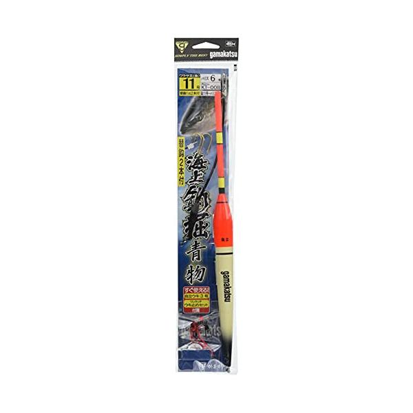 がまかつ(Gamakatsu) 海上釣堀青物ワンタッチ仕掛 KT008 11号-ハリス6