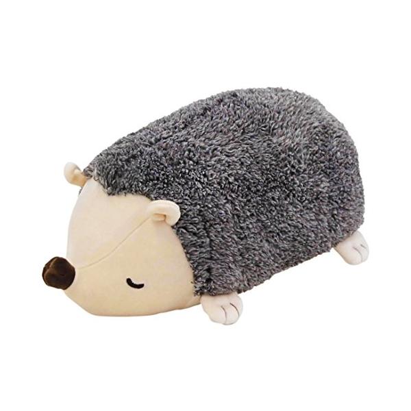 りぶはあと ボルスター マシュマロアニマル ハリネズミ グレー (全長約27cm) ふわふわ もちもち 41186-72