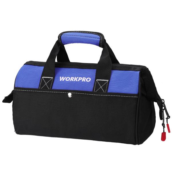 他サイト： WORKPRO ツールバッグ 工具差し入れ 道具袋 工具バッグ 大口収納 600Dオックスフォード ワイドオープン 幅33cmの商品画像