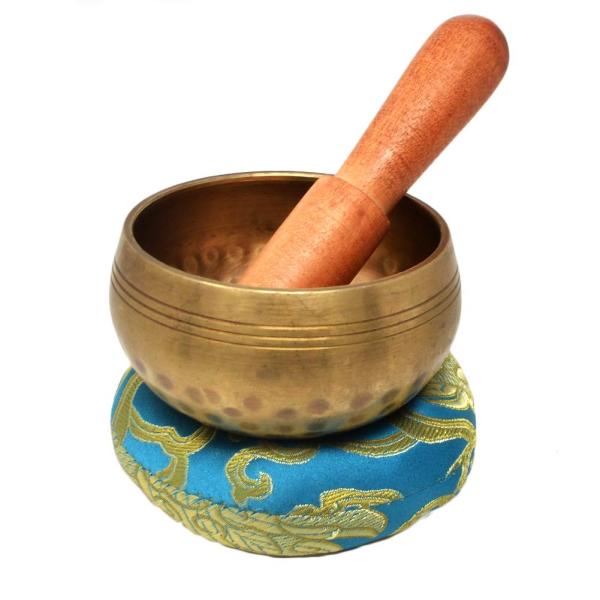 （イスイ）YISHUI 打楽器 ベル 真ちゅう チベット シンギングボウル 仏教鉢 歌うボウル 仏の音のボウル ネパール仏碗 銅色 修行鉢 仏教 弛緩
