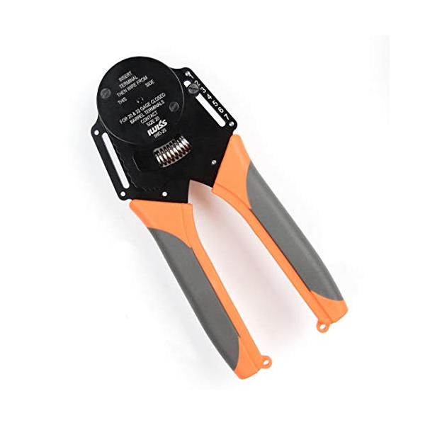 アイウィス(IWISS) 4インデント 圧着ペンチ 自動車用 DEUTSCH DTM コネクタ クローズドバレル端子 圧着工具 AWG 20、22対応