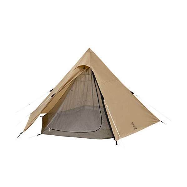 他サイト： DOD(ディーオーディー) ワンポールテントM 5人用 【収納コンパクト&amp;かんたん設営】 T5-47-TNの商品画像