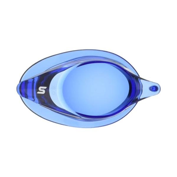 [スワンズ] 日本製 スイミングゴーグル 度付きレンズ SRCL-7N NAV ネイビー S-6.00 レーシング ノンクッション 曇り止め 大人用