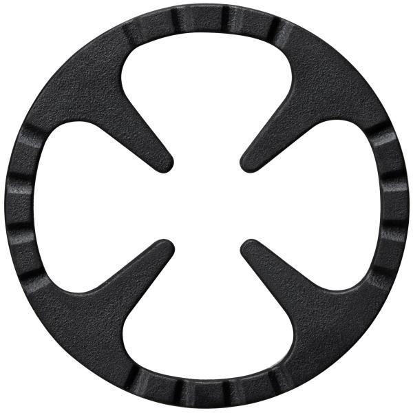 イシガキ 鉄鋳物 五徳サポート 約幅14×奥行14×高さ0.8cm デリッシュ・ライフ アウトドア 4245 黒