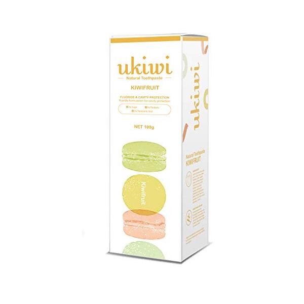 ukiwi(ユーキウイ) ユーキウイ ナチュラルマカロン トゥースペースト キウイフルーツ 100g