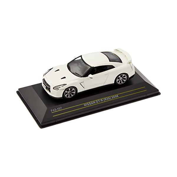 FIRST:43 1/43 ニッサン GT-R R35 2008 ホワイト 完成品 F43-157