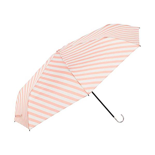 [ムーンバット] 折りたたみ傘 estaa(エスタ) 斜めストライプ おりたたみ傘 雨傘 耐風傘 シンプル オシャレ かわいい レディース プレゼント