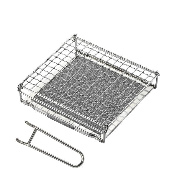 キャンピングムーン(CAMPING MOON) ミニロースター メッシュ バーナーパット 綾織 ハイメッシュ ゴトク 網