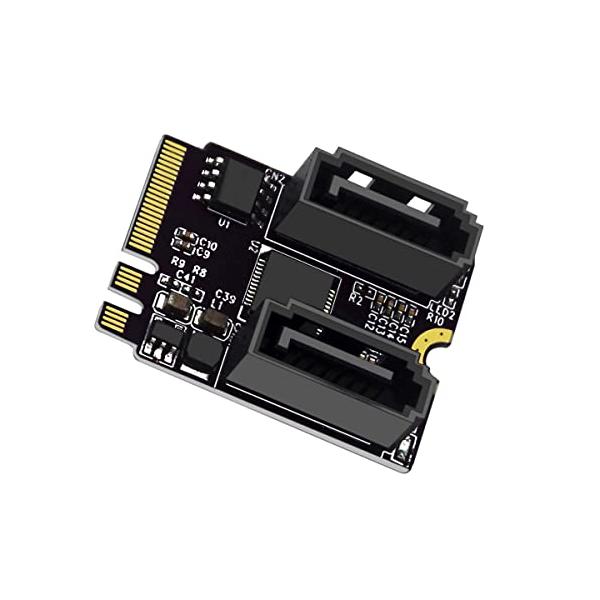 【商品概要】2つのSATA3.0インターフェースを備えており、SSDソリッドステートハードディスクにシステムディスクとして接続でき、6.0Gbps、3.0Gbps、1.5Gbpsの伝送速度をサポートします。ホットスワップとホットプラグ機能、...