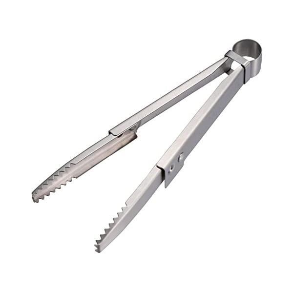 【商品概要】使用サイズ:(約)全長210mm収納サイズ:(約)23×20×全長135mm製品重量:(約)700g材質:ステンレス鋼原産国:中国【商品説明】ソロキャンプに最適なコンパクト収納トング。ステンレス製で丈夫で衛生的。2つ折りコンパク...