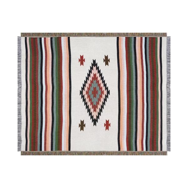 Peel Forest マルチカバーメキシカンラグ ネイティブ柄 オルテガ柄 キャンプラグ サドルブランケット 車中泊マット アウトドア バンライフ