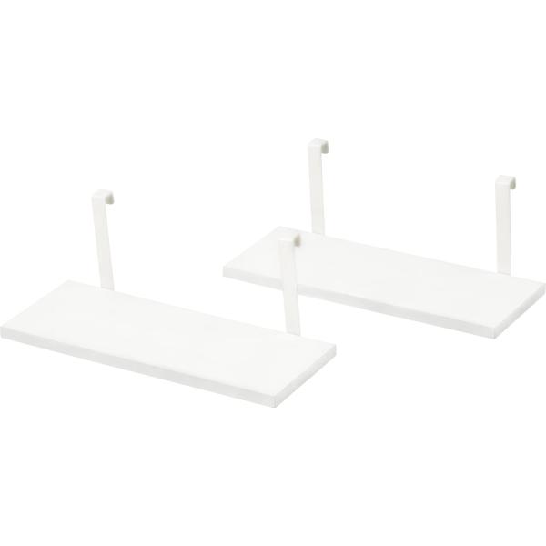 【商品概要】【商品サイズ】:(約)幅40×奥行17.5×高さ15cm【追加棚板でカスタマイズ! 】棚板&amp;フックがひとつになったお得な2枚セット。KTR-3146BB/BR/NW・KTR-3147BB/BR/NW・KTR-3148BB...
