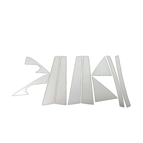 BRIGHTZ カルディナ 210 211 215 216 超鏡面ステンレスメッキピラーパネル 10PC バイザー無用 【 PIL−SIL−161 】