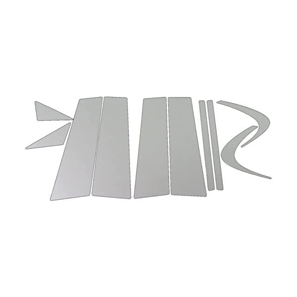 BRIGHTZ レクサス CT200h ZWA10 超鏡面ステンレスメッキピラーパネル 10PC バイザー有用 【 PIL−SIL−018 】 LEX