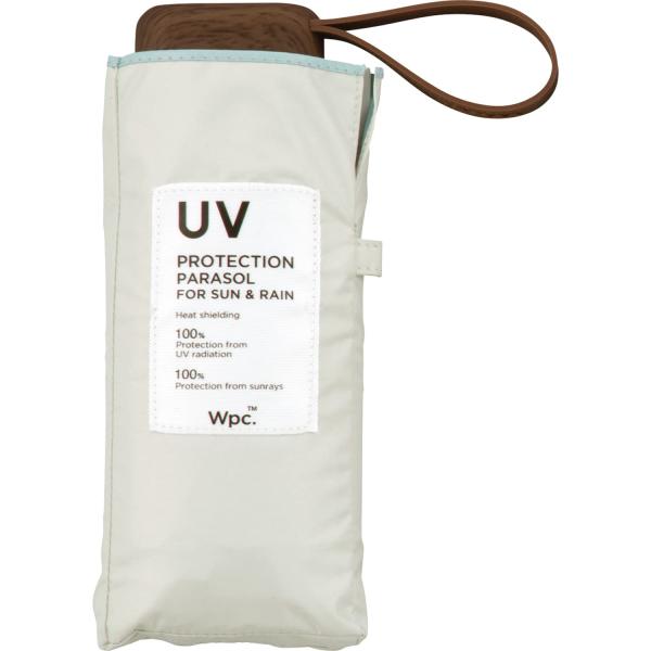 Wpc. 日傘 遮光インサイドカラーtiny オフ 《遮光率100%・UVカット率100％・UPF50＋・晴雨兼用》折りたたみ傘 親骨50cm レディ