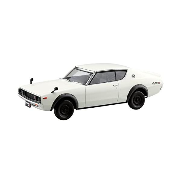 青島文化教材社 1/32 ザ・スナップキットシリーズ ニッサン C110スカイラインGT-R ホワイト 色分け済みプラモデル 18-B