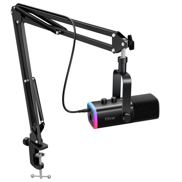 ⭐️ FIFINE USB ダイナミックマイク PC マイクセット マイク Amazon.co.jp: FIFINE USBマイクセット コンデンサーマイク