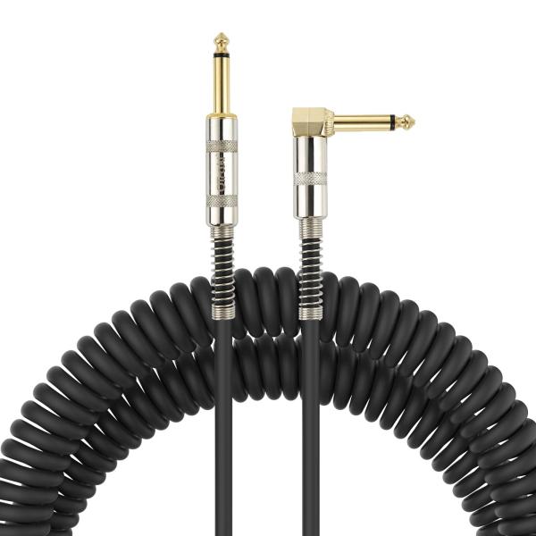 OTraki ギターシールド SL型 伸縮性 ギターケーブル 5m 6.35mm OTraki ギターシールド SL型 伸縮性 ギターケーブル 5m 6.35mm