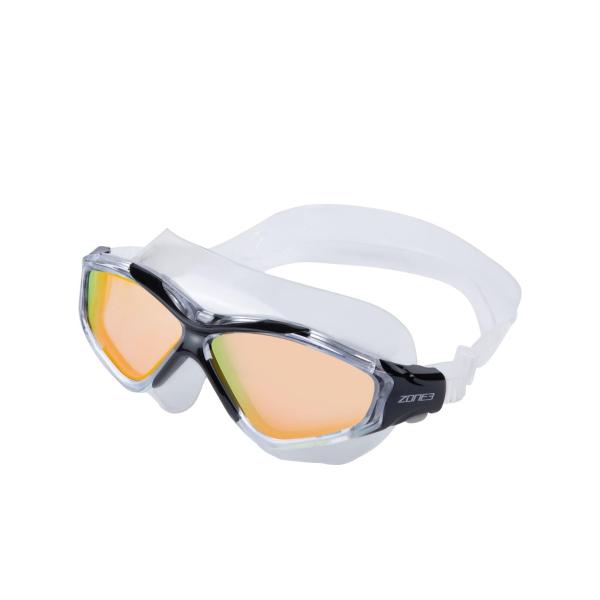 [ゾーンスリー] スイムゴーグル 大人用 トライアスロン 水泳 曇り止め ミラーレンズ Vision Max Swim Mask - Mirror,