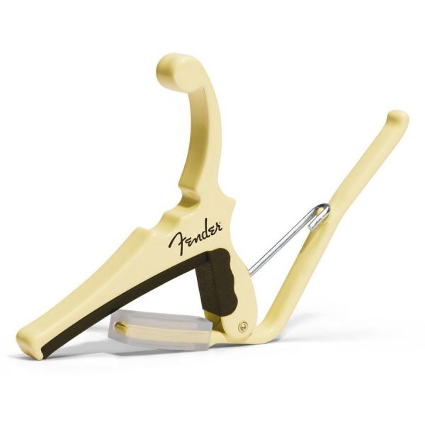 KYSER FENDER J|^Xg 6 STRING OLYMPIC WHITE KGEFOWA QUICK-CHANGE CAPO