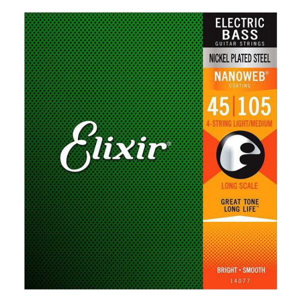 GNT[ GLx[X 045-105 ~fBAQ[W Elixir 14077 Medium NANOWEB