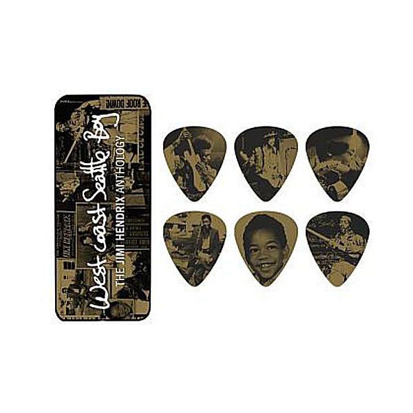 Jim Dunlop Jimi Hendrix Collector Pick Tins JHPT10H WEST COAST BOY