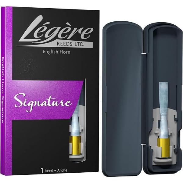 好評発売中のレジェールから「シグネチャーシリーズ イングリッシュホルン用」が発売となりました。ケーンリードと同等の音色と吹奏感が得られ、環境に左右されずにご使用いただけます。強度はM・MHの2種類です。■イングリッシュホルン用■強度：M【お...