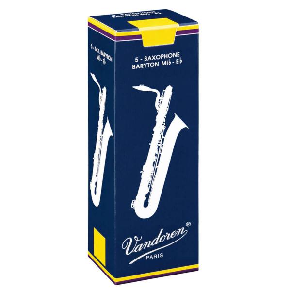 サックス本体 ゴールド Vandorenリード付き vandoren Vandoren バンドレン バリトンサックスリード
