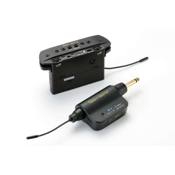 【大人気】Skysonic ギターピックアップブラック 演奏 アコースティックギター用ピックアップ Skysonic PRO-1 3WAY