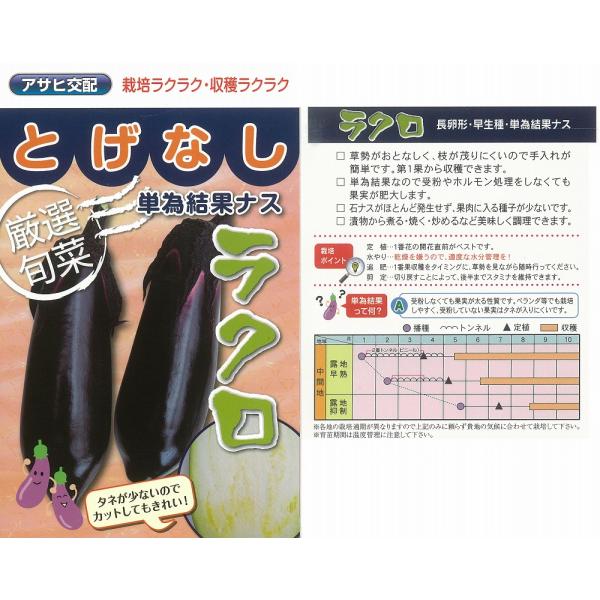ナス ラクロ 長卵形 早生種 単為結果ナス とげなし アサヒ交配 小袋 Buyee Buyee Japanese Proxy Service Buy From Japan Bot Online