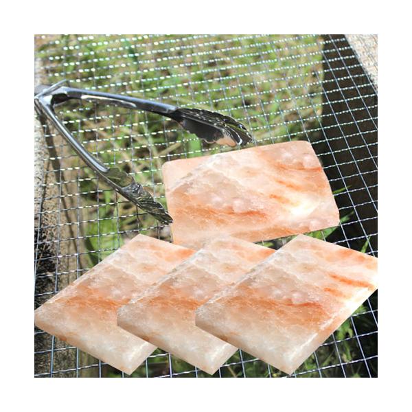 ヒマラヤ産岩塩プレート 3枚組 ソルトロースタープレート 食用岩塩板 七輪 焼肉 天然塩 ヒマラヤ岩塩