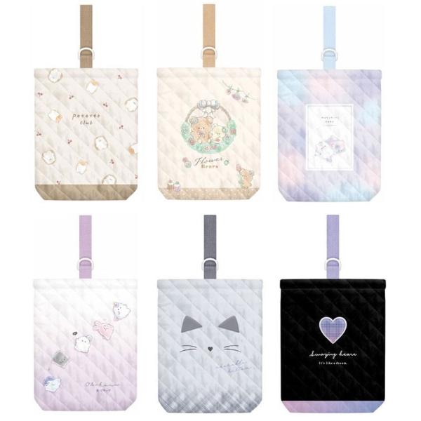 【送料無料】新学期、入園や入学の必需品であるシューズケース。短めの持ち手で、持ち手を輪っかに通すだけの簡単仕様。キルティング素材なのでソフトな手触りで丈夫な仕上がり。しかも内側抗菌・防臭加工の生地を使用。お名前を書き込めるタグが内側に付いて...