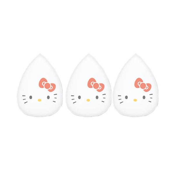 ハローキティー ネイルパッチ＆メイク 仕上げスポンジ 日焼けキティ 🤎🌺 キティちゃんのシール可愛すぎてネイルにつけ