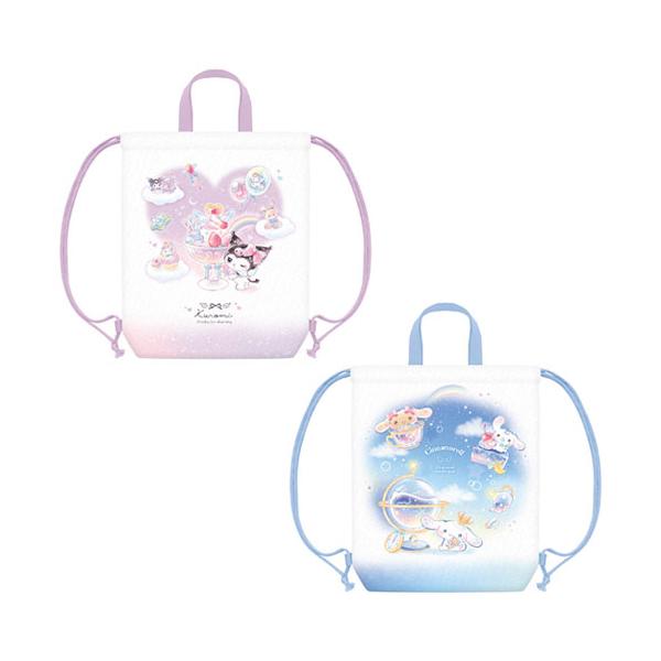 【送料無料】新学期、入園や入学の必需品であるナップサック。両端の紐を引っ張るだけで簡単に開閉ができる巾着仕様。お名前を書き込めるタグが内側に付いていて安心です。■本体素材:ポリエステル■ナップサック　サイズ:約H400×W330×D80ｍｍ...