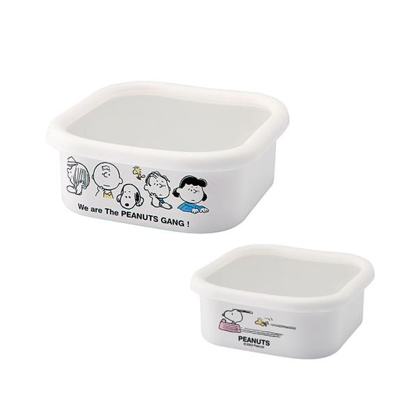 SNOOPY（スヌーピー） スヌーピーホーロースクエアストッカーL 保存