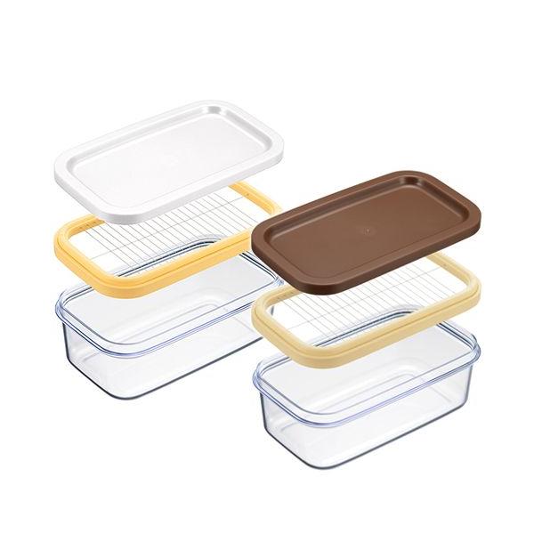 一般的なバターカッターの約半分、約５ｇに切れちゃうバターカッター。ワイヤープレートに乗せて押し出すだけでバターが均等に切れ、そのまま保存出来ちゃうケースになっています。パン作りにはかかせないバター。市販の切れてるタイプは便利だけれどお得に買...