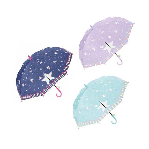 女の子 長傘 キッズ 雨傘 女児 55cm 子供傘 かわいい ワンタッチジャンプ傘 ゆめかわユニコーン レインボー Buyee Buyee Japanese Proxy Service Buy From Japan Bot Online