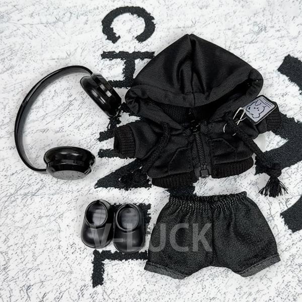 ラブブ 服 4点セット ドール服 ぬいぐるみ服 着せ替え コスチューム