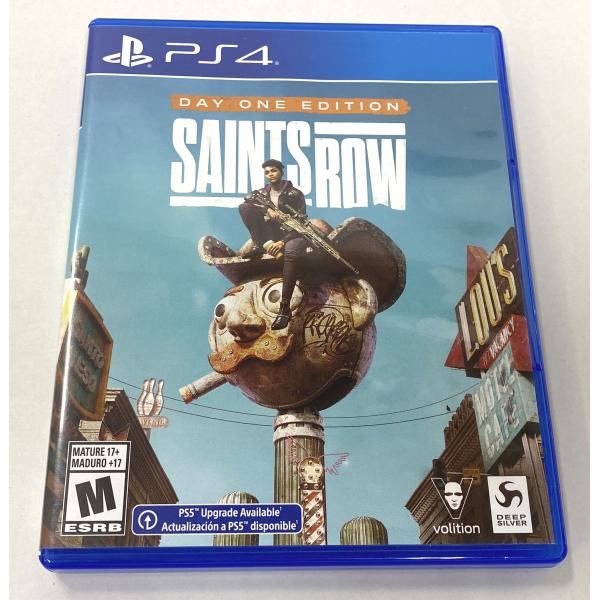 【併売商品】 PS4 ソフト　輸入盤 SAINTS ROW/セインツロウ [DAY ONE EDITION]  　【中古】　【開封品】　【動作確認済】