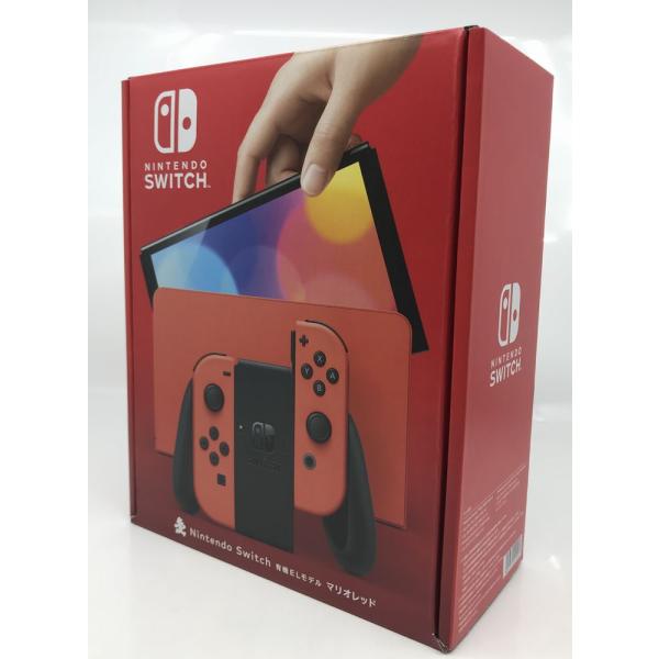 任天堂 Nintendo Switch 本体【有機ELモデル/マリオレッド】中古 動作確認 初期化済み NSW【併売商品】